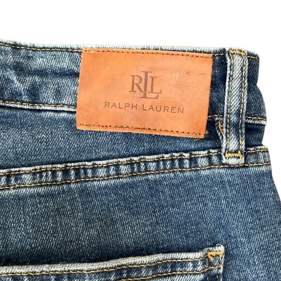 Lauren Ralph Lauren Women’s Jeans High Rise Button fly Blue Size 10 NWT - Picture 15 of 15